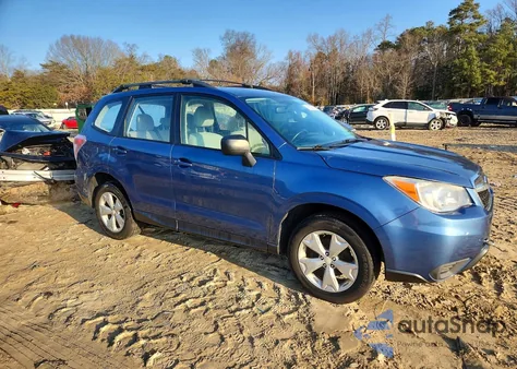 2016 Subaru Forester 2.5I from USA, damaged, VIN JF2SJABC9GH483567